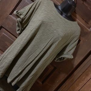 Army green Chelsea & Theadore short sleeve top